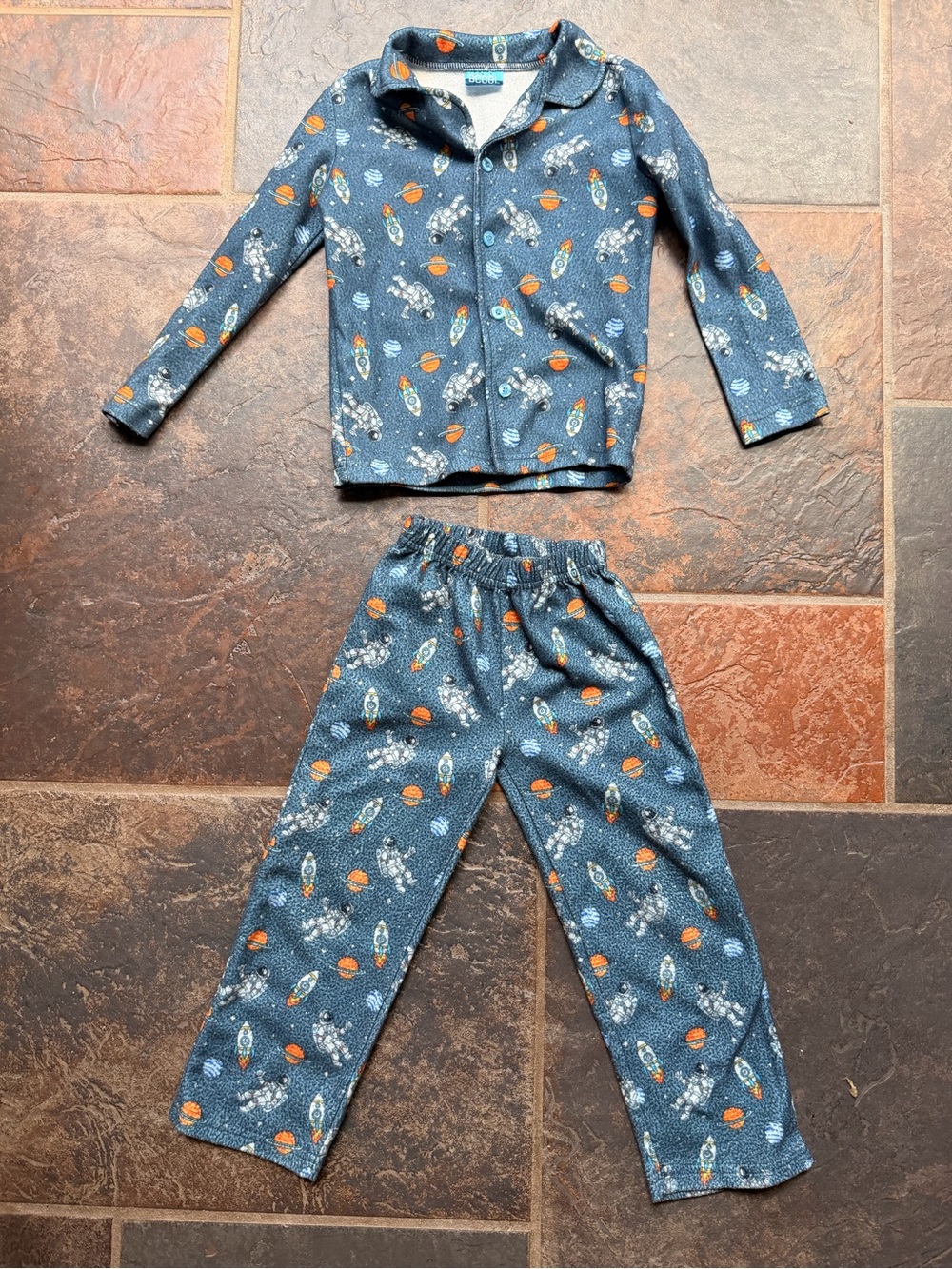 Kids Astronaut Pajama Set Size 4/5